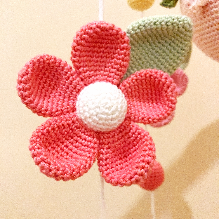 Mobile Bébé musical "Planète de fleurs" MÔBi MÛBi