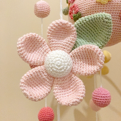 Mobile Bébé musical "Planète de fleurs" MÔBi MÛBi
