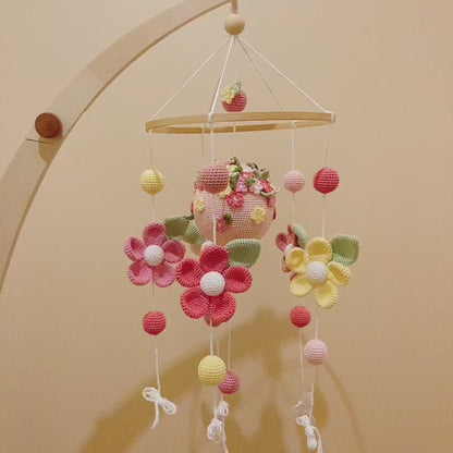 Mobile Bébé musical "Planète de fleurs"